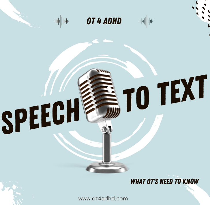 Using Speech to Text to Support Written Expression in Students with ADHD